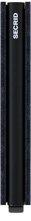 Side view image of slimwallet-matte-black wallet
