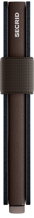 Bandwallet Matte Steel-Blue-Brown Side