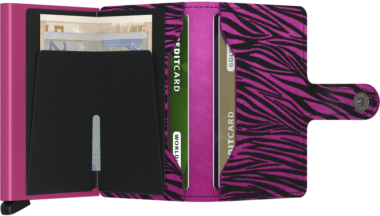 Miniwallet Zebra Fuchsia