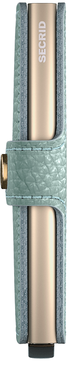 Secrid miniwallet pebble sea green side