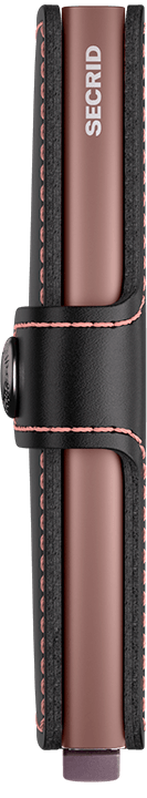Miniwallet Mirum Black-Rose Side