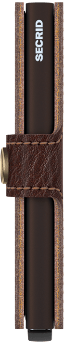 Miniwallet Veg Expresso Brown side
