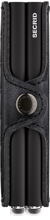 Twinwallet Emboss Lines Black Plus Side