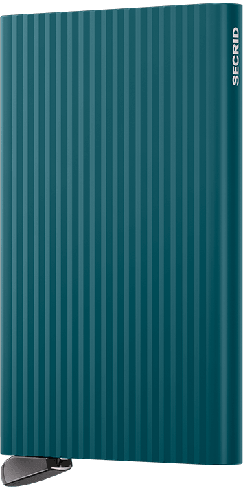 Cardprotector Fluted Teal+ Front