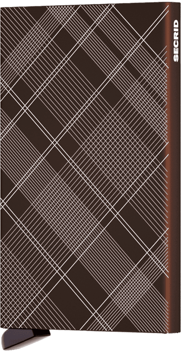 Cardprotector Tartan Brown front