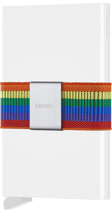 Front view image of moneyband-rainbow wallet