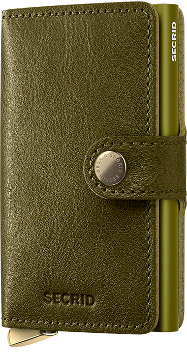 Miniwallet Basco Olive Plus Front