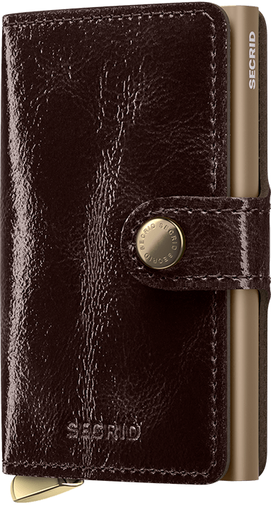 Miniwallet Naplak Mahogany Plus Front
