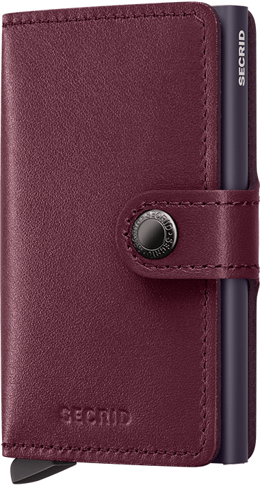 Miniwallet Original Cranberry Front