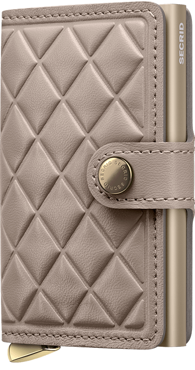 Miniwallet Emboss Diamond Chalk Plus Front
