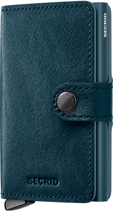Miniwallet Basco Teal Plus Front