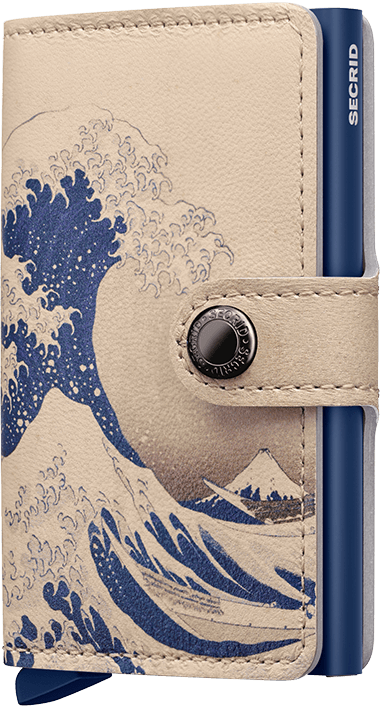 Secrid Miniwallet Art Wave front