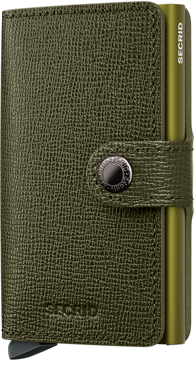 Secrid miniwallet crisple kelp front