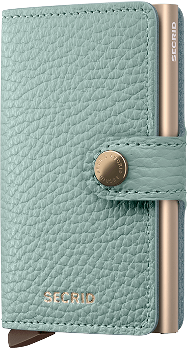 Secrid miniwallet pebble Sea green front