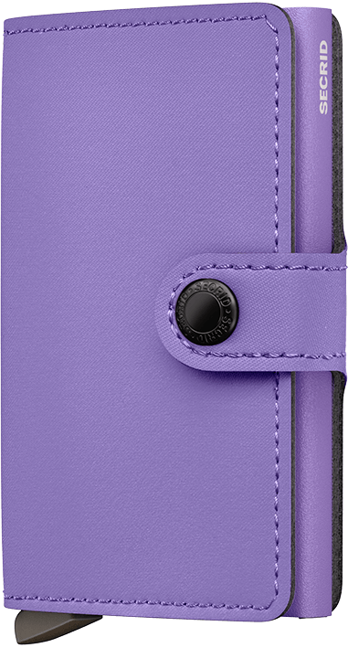 Front view image of miniwallet-yard-lilac wallet