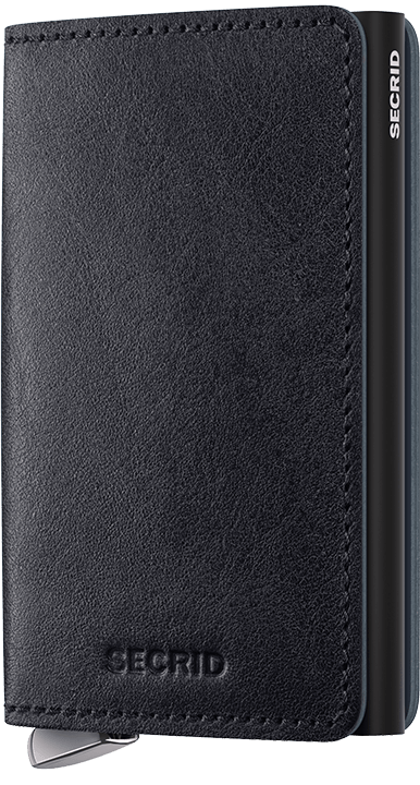 Front view image of premium-slimwallet-basco-ink-- wallet