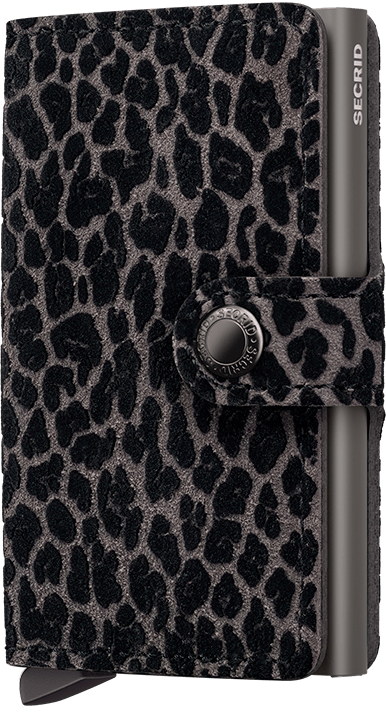 Front view image of miniwallet-leo-grey wallet
