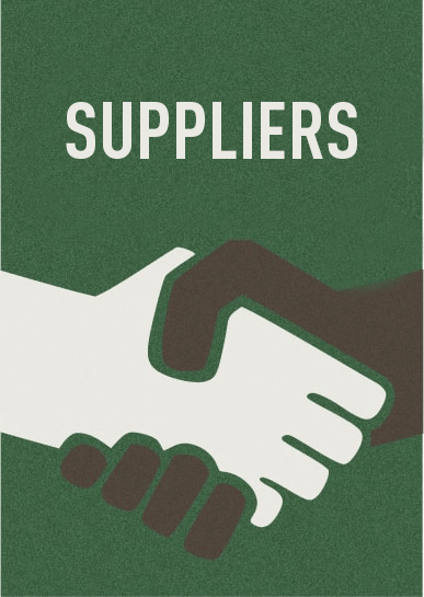 list of suppliers temporary image