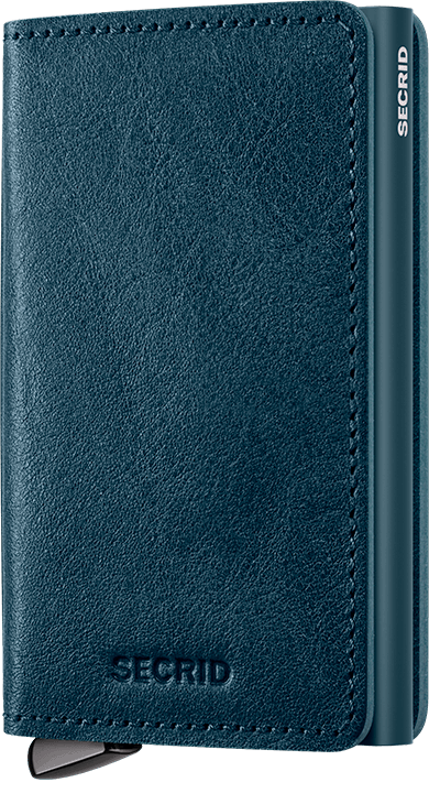 Slimwallet Basco Teal+ Front