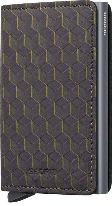 Slimwallet Optical Grey-Yellow Front