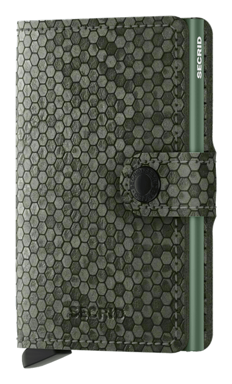 Miniwallet Hexagon Green