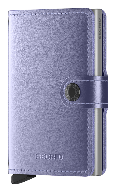 Front view image of miniwallet-metallic-lila wallet