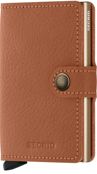 Miniwallet Veg Caramello Sand front