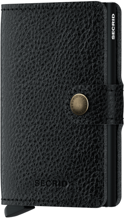 Miniwallet Veg Black Black front
