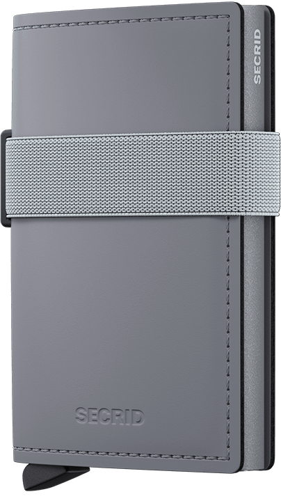 Bandwallet Matte Grey-Grey Front