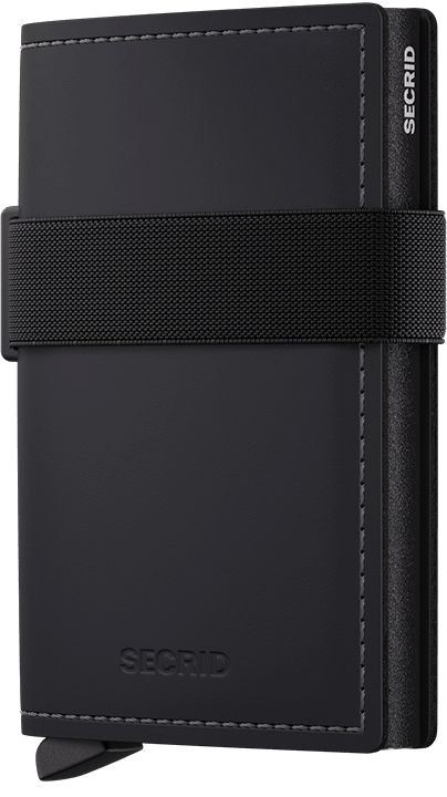 Bandwallet Matte Black-Black Front
