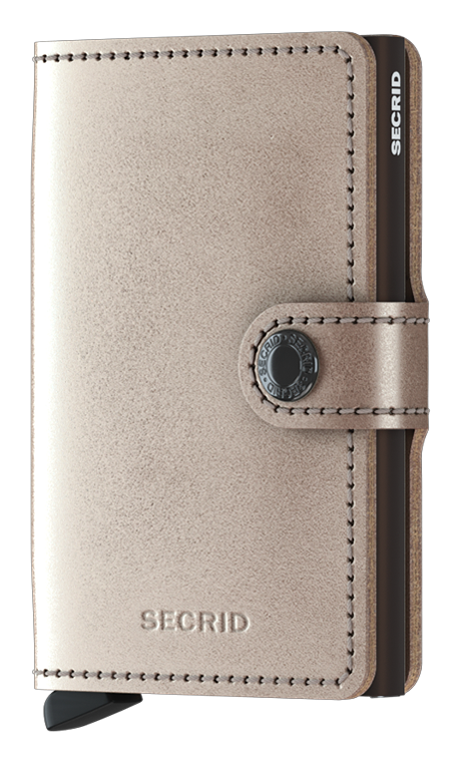 Miniwallet Metallic Bronze Brown