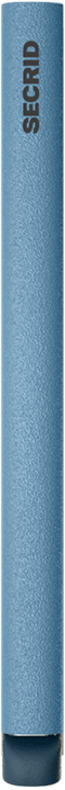 Side view image of cardprotector-powder-sky-blue wallet