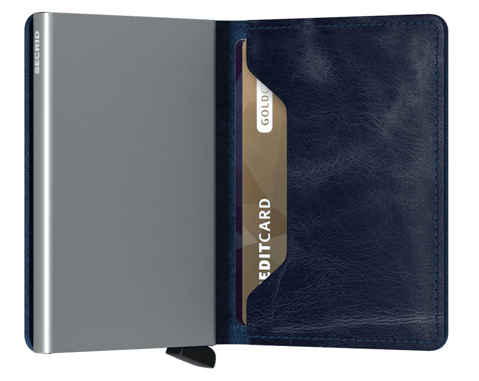 Slimwallet vintage blue expl