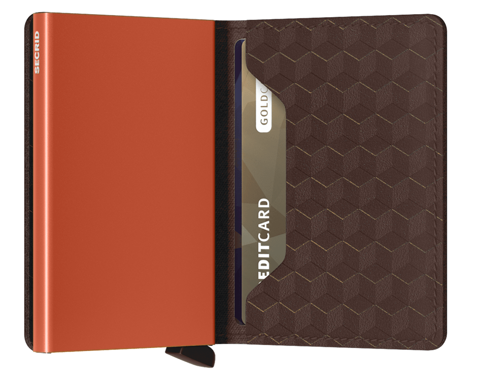 Slimwallet Optical Brown-Orange expl