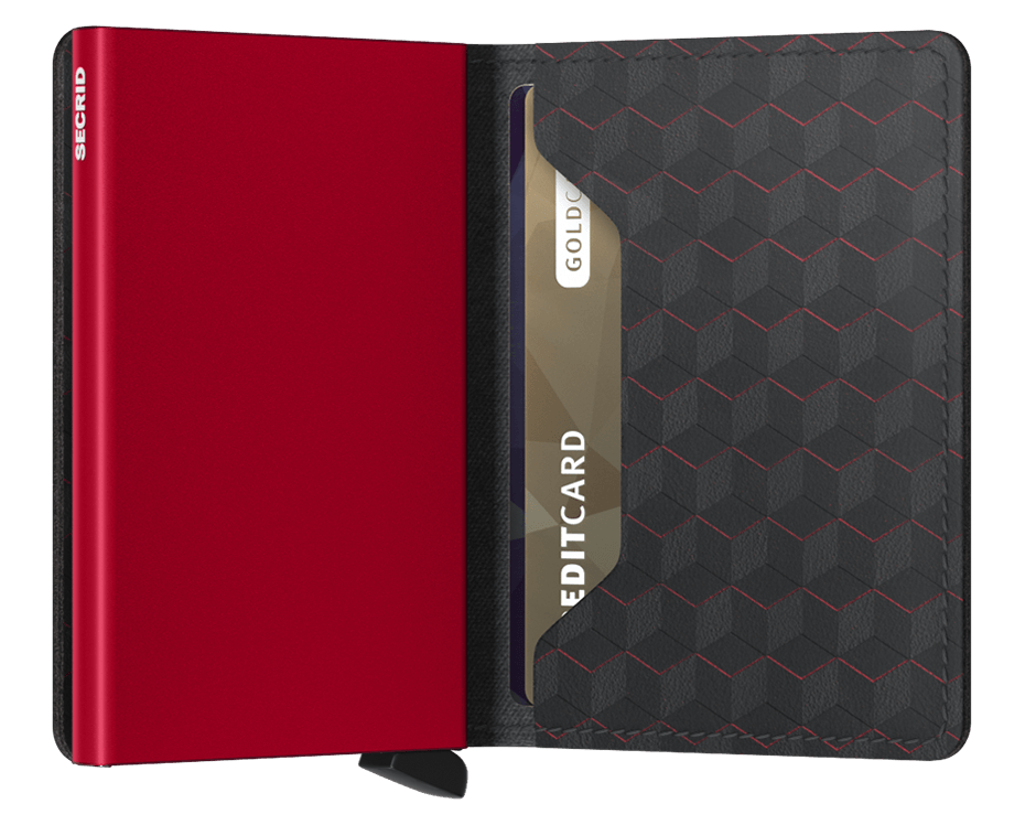 Slimwallet Optical Black-Red expl