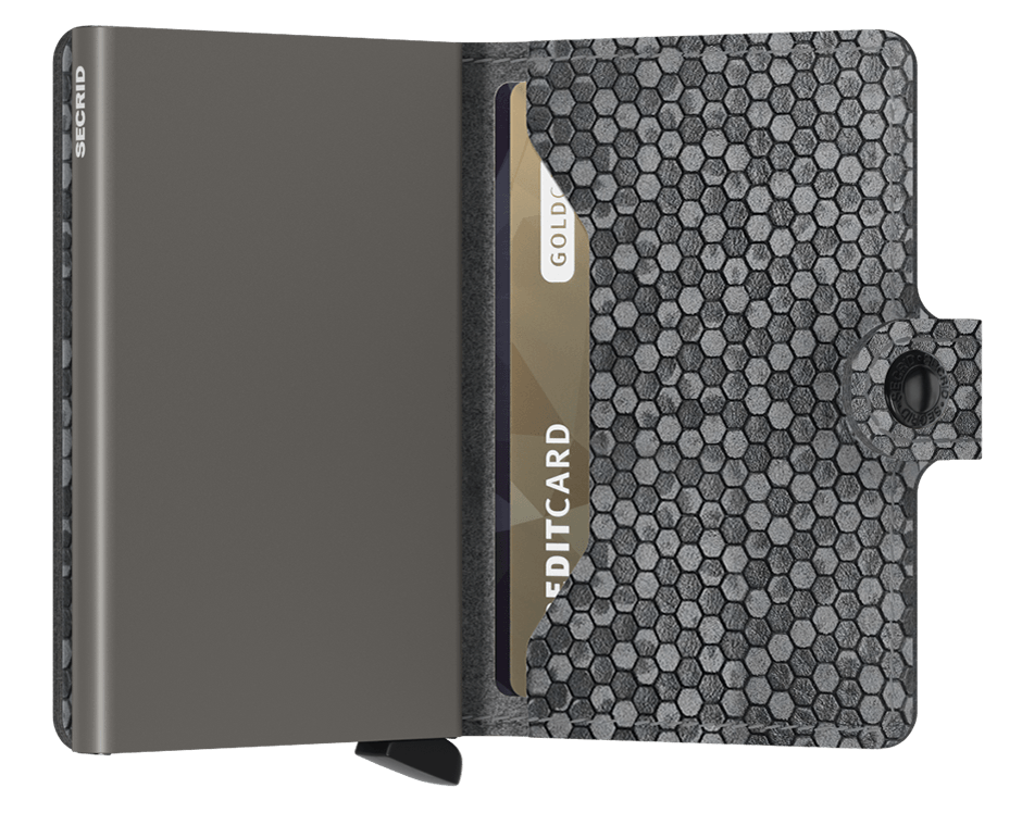 Miniwallet Hexagon Grey