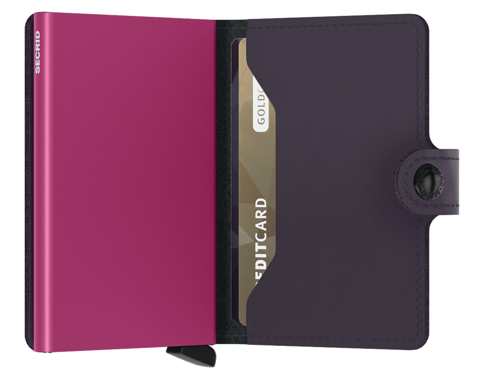 Miniwallet Matte Dark Purple Fuchsia expl