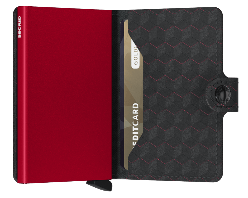 Miniwallet Optical Black-Red expl