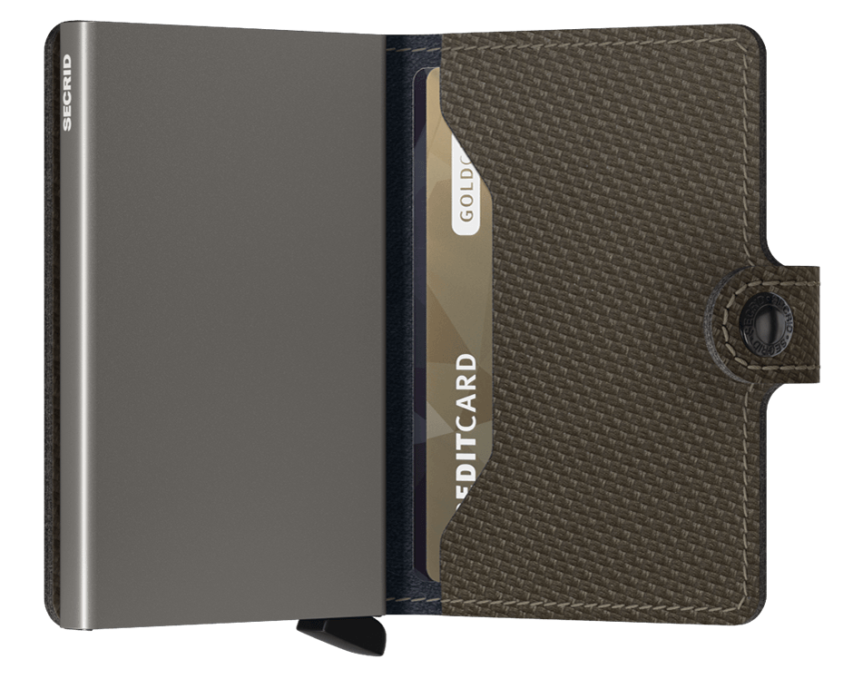 Miniwallet Carbon Khaki expl