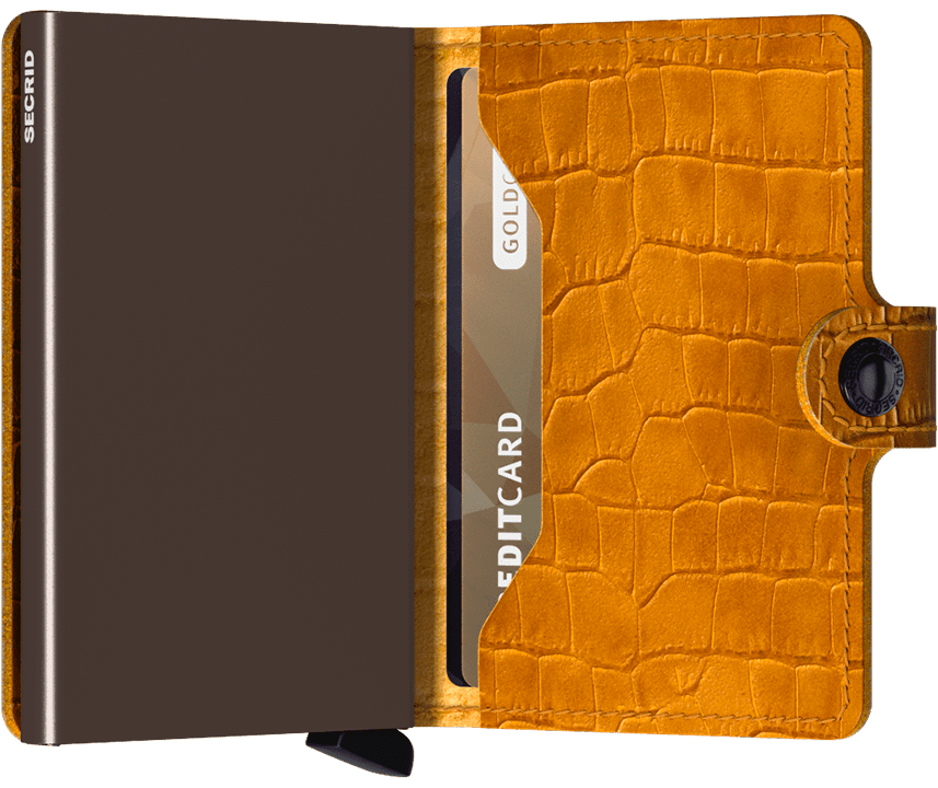 Miniwallet cleo ochre brown explore