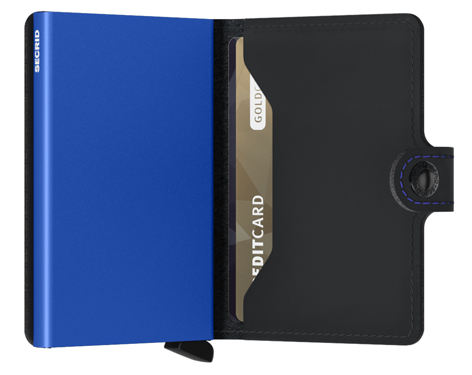 Miniwallet Matte Black Blue expl