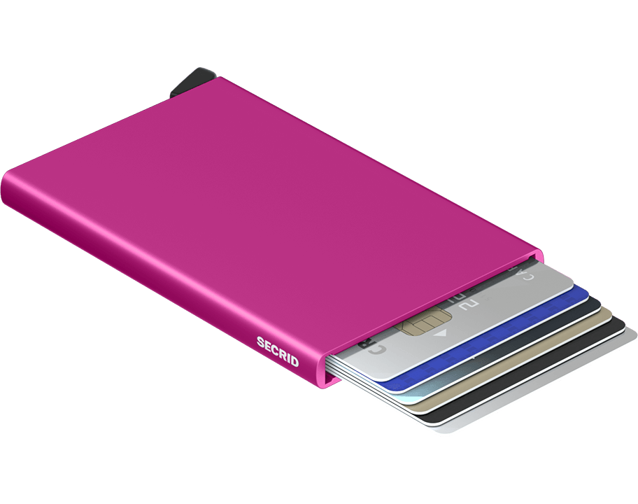 Cardprotector fuchsia open