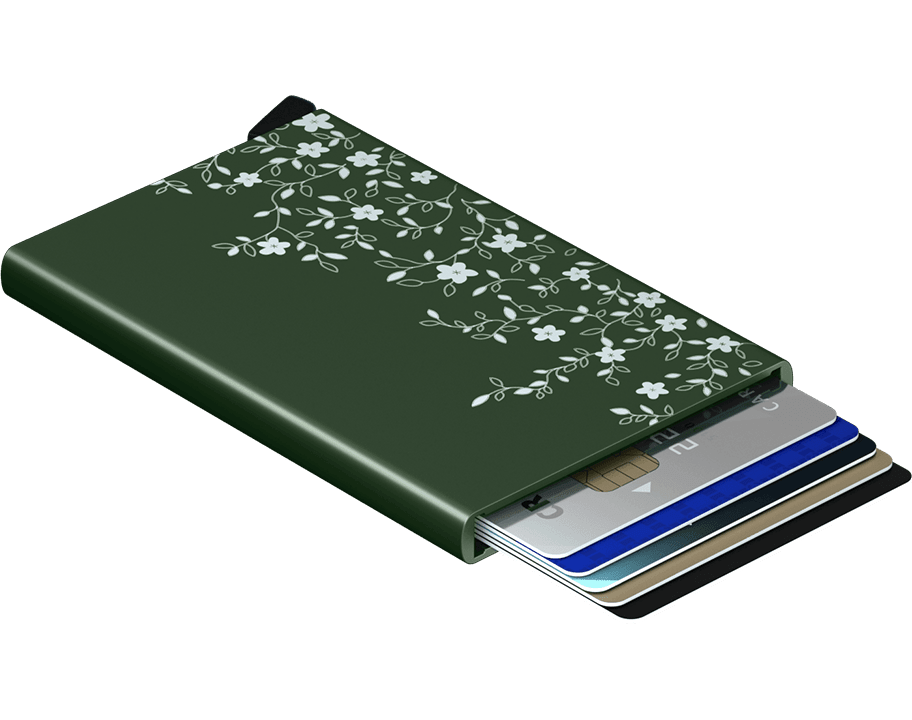 Secrid cardprotector laser provence green open