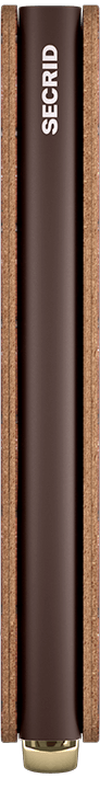 Slimwallet Emboss Lines Cognac+ Side