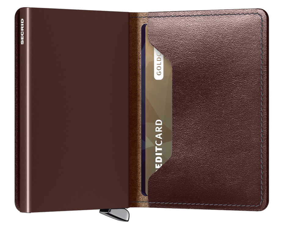 Secrid slimwallet dusk brown expl