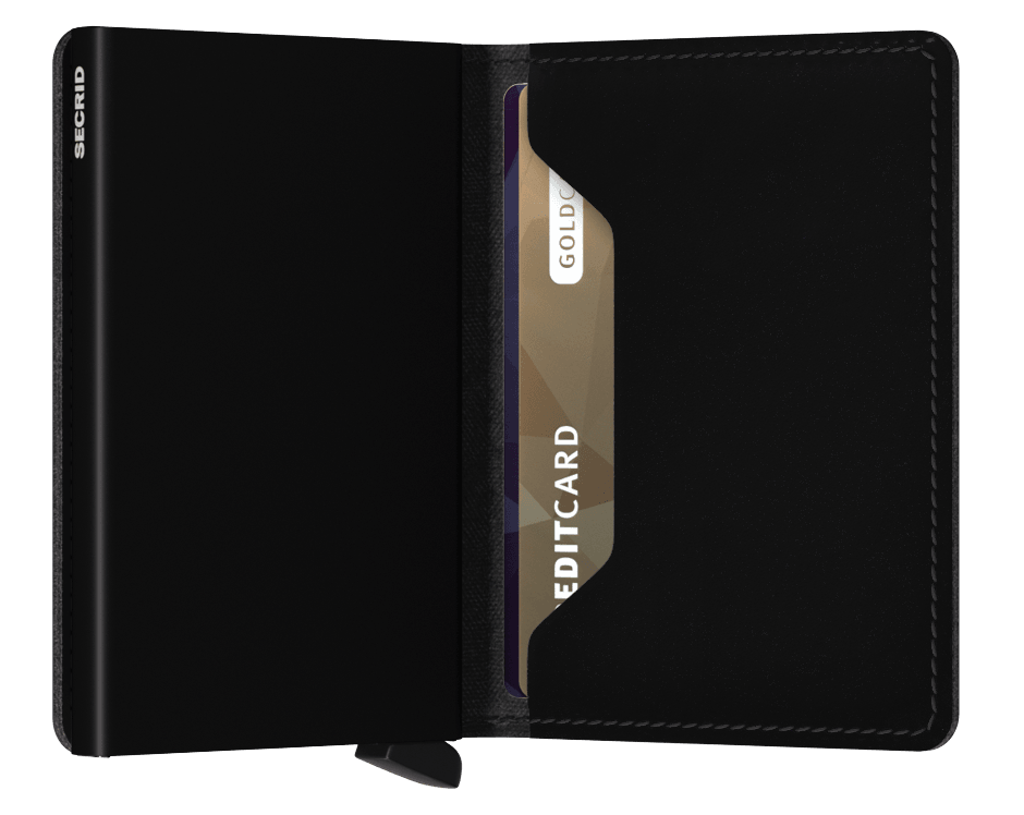 slimwallet matte black open