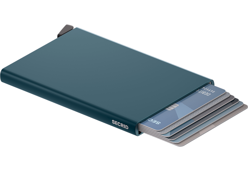 Secrid cardprotector teal open